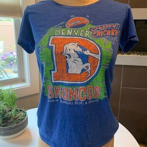 Denver Broncos Cherry Cricket Tee